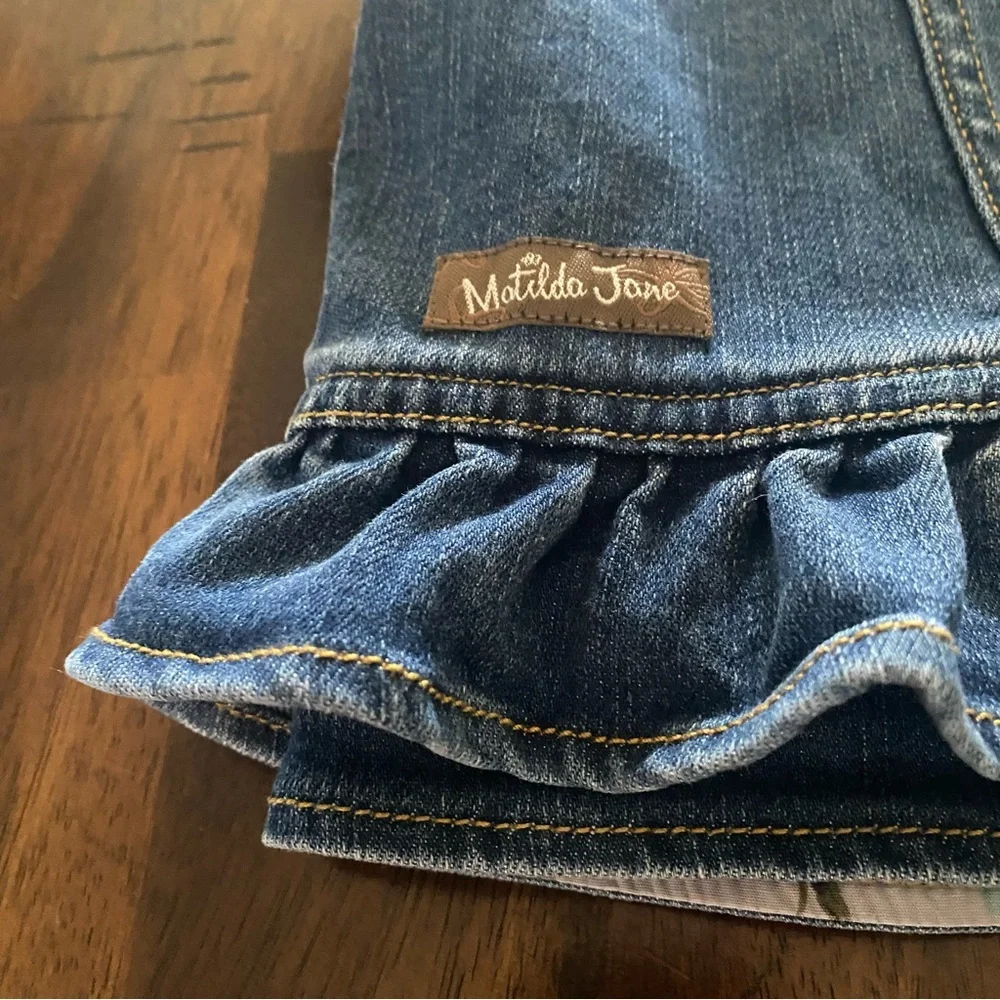 Matilda Jane Girls Denim Ruffles Vest